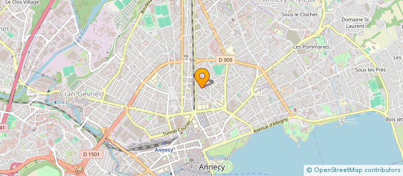 localisation de l'entreprise SYND COPRO RUE FELIX PETIT  ANNECY