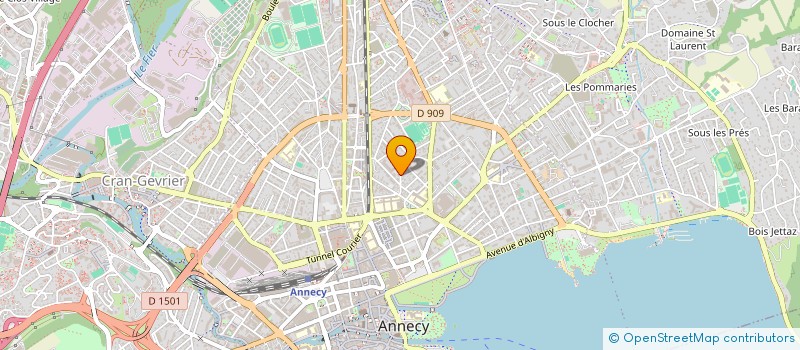 localisation de l'entreprise SYND COPRO RUE GENERAL FERRIE  ANNECY