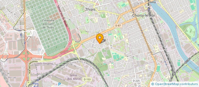 localisation de l'entreprise SYND COPRO RUE MAXIMILIEN ROBESPIERRE à THIAIS