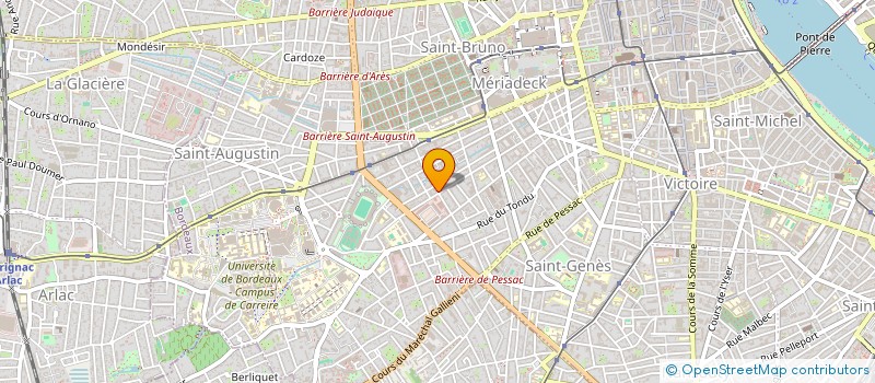 localisation de l'entreprise SYND COPRO SAINT EXUPERY  BORDEAUX