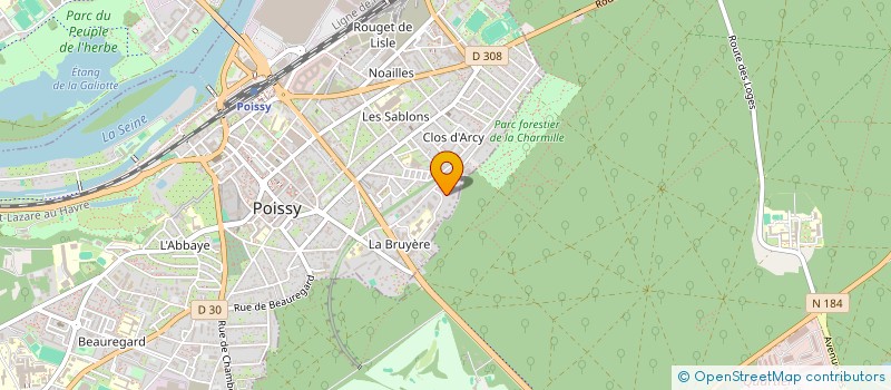 localisation de l'entreprise SYND COPRO SAINT LOUIS POISSY à POISSY