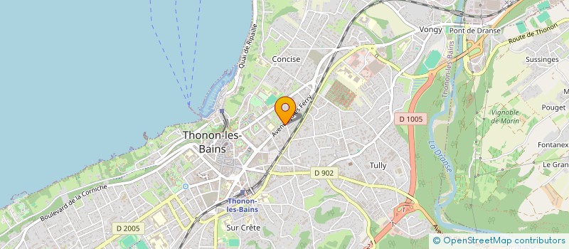 localisation de l'entreprise SYND COPRO SAINT LUC à THONON-LES-BAINS