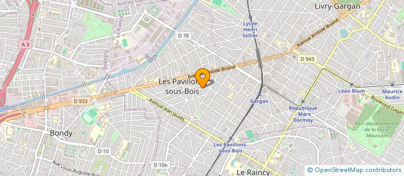 localisation de l'entreprise SYND COPRO SC IMMOBILIERE ARQUEBUSES à LES PAVILLONS-SOUS-BOIS