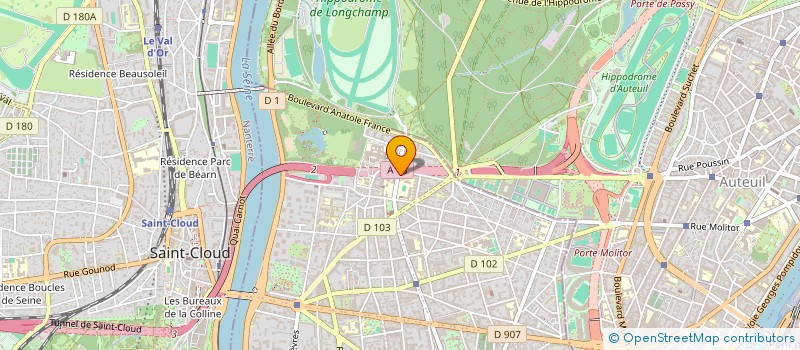 localisation de l'entreprise SYND COPRO SECONDAIRE PARCHAMP à BOULOGNE-BILLANCOURT