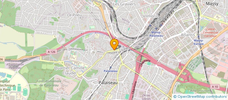 localisation de l'entreprise SYND COPRO SEGFA LE VERGER 4 R M BERTEAU à PALAISEAU