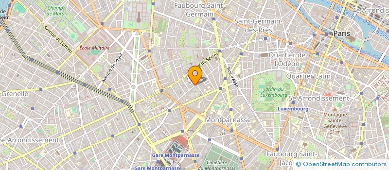 localisation de l'entreprise SYND COPRO SEVRI 2 92 RUE CHERCHE MIDI  PARIS