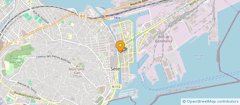 localisation de l'entreprise SYND COPRO SOLEIL ROYAL à SETE