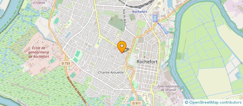 localisation de l'entreprise SYND COPRO SQUARE PARAT  ROCHEFORT