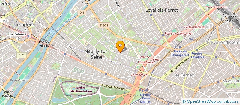 localisation de l'entreprise SYND COPRO SQUARE PERRONET à NEUILLY-SUR-SEINE