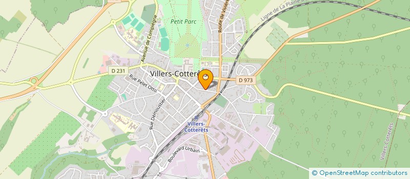 localisation de l'entreprise SYND COPRO ST HUBERT à VILLERS-COTTERETS