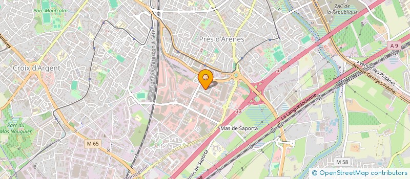 localisation de l'entreprise SYND COPRO ST HUBERT à MONTPELLIER