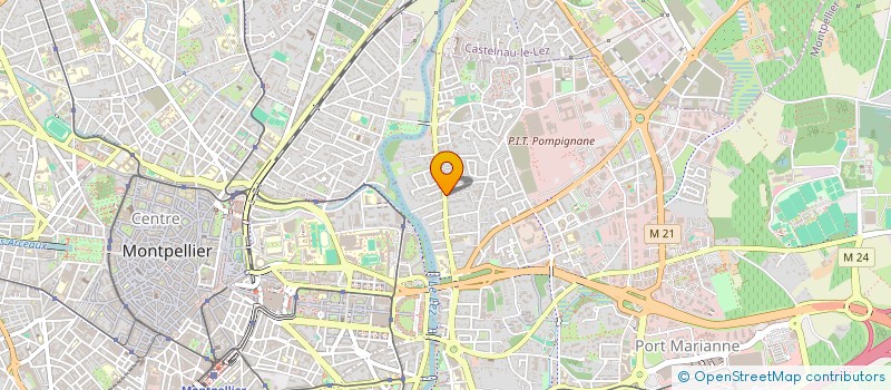 localisation de l'entreprise SYND COPRO ST JEAN  MONTPELLIER