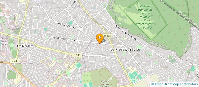 localisation de l'entreprise SYND COPRO ST LOUIS 53 RUE  GL LECLERC  LE PLESSIS-TREVISE