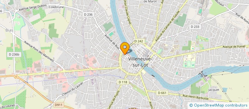 localisation de l'entreprise SYND COPRO TEYSSIE JEAN  VILLENEUVE-SUR-LOT