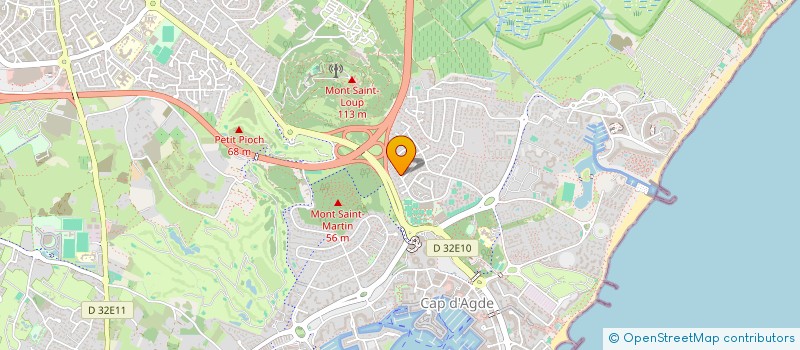 localisation de l'entreprise SYND COPRO UNION TENNIS VILLAGE  AGDE