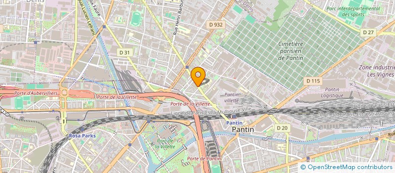 localisation de l'entreprise SYND COPRO VAILLANT à PANTIN