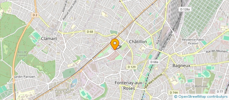 localisation de l'entreprise SYND COPRO VAISSEAUX PARC 2 à CHATILLON