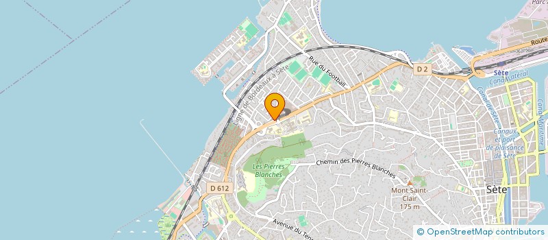 localisation de l'entreprise SYND COPRO VAL FLEURI à SETE