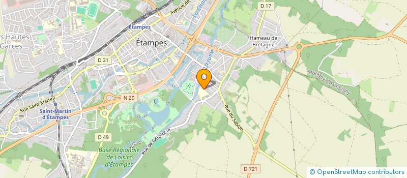 localisation de l'entreprise SYND COPRO VAL ST PIERRE à ETAMPES