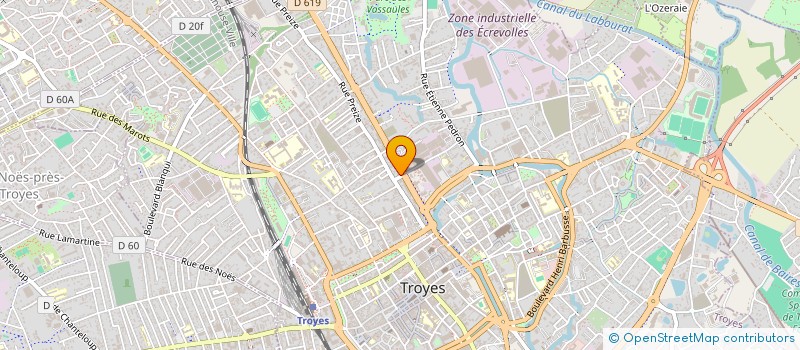 localisation de l'entreprise SYND COPRO VANIER LARGENTIER  TROYES