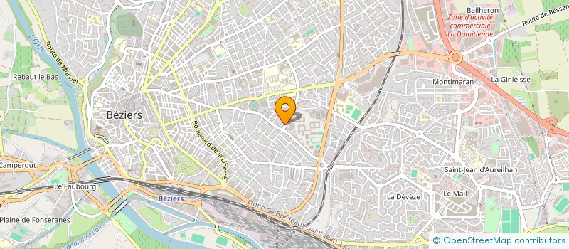 localisation de l'entreprise SYND COPRO VILLAMONT II à BEZIERS