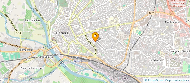 localisation de l'entreprise SYND COPRO ZOLA II  BEZIERS