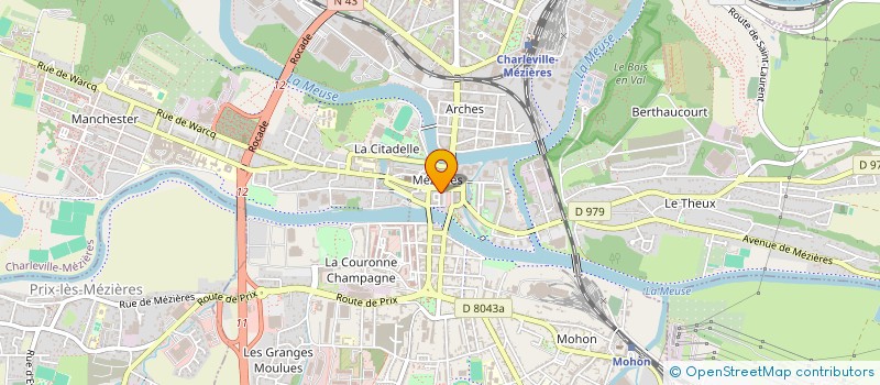 localisation de l'entreprise SYND COPROP 1 3 5 RUE DES ETUVES  CHARLEVILLE-MEZIERES