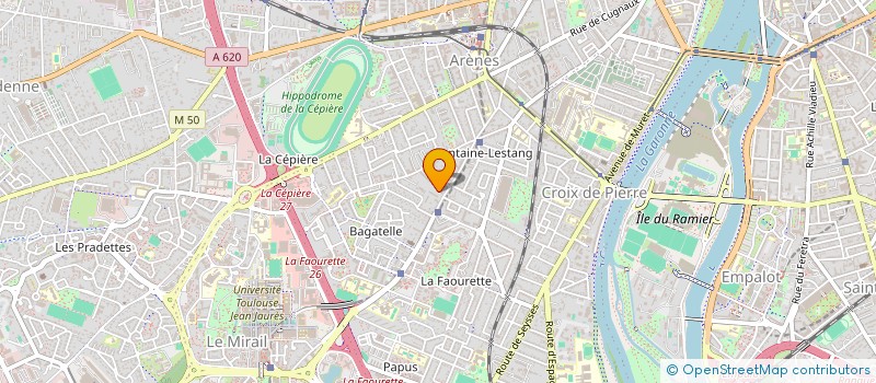 localisation de l'entreprise SYND COPROP. 1 AU 21 RUE MONT DORE à TOULOUSE