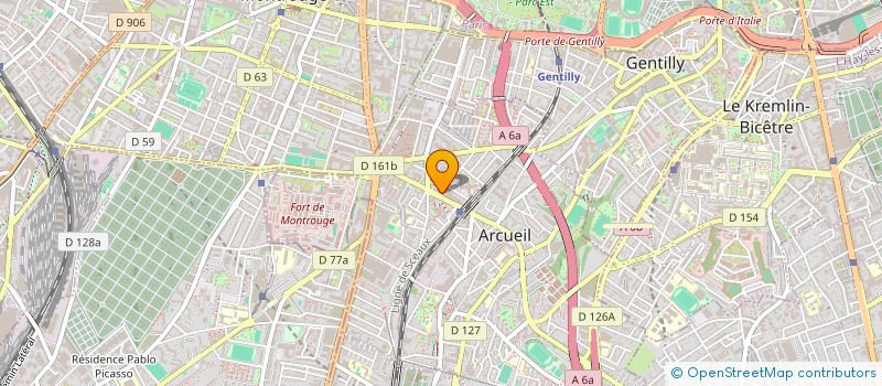 localisation de l'entreprise SYND COPROP 1 AV JEANNE D'ARC à ARCUEIL