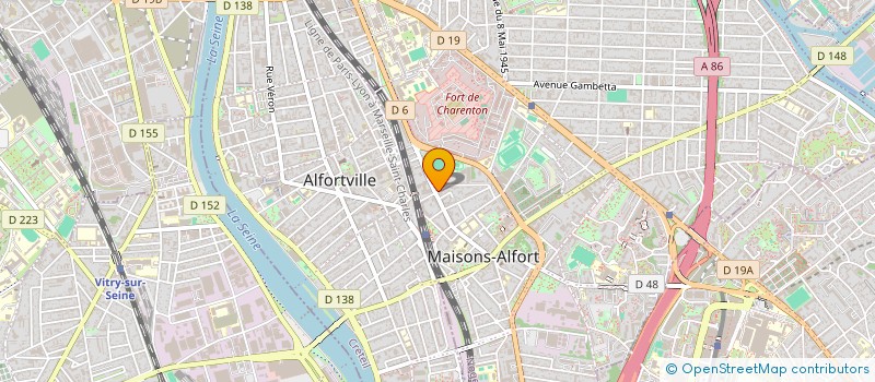 localisation de l'entreprise SYND COPROP 1 RUE DELAPORTE à MAISONS-ALFORT