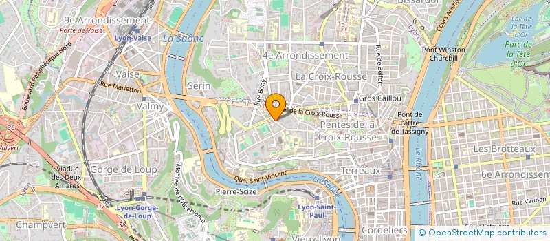 localisation de l'entreprise SYND COPROP 1 RUE DES CHARTREUX à LYON