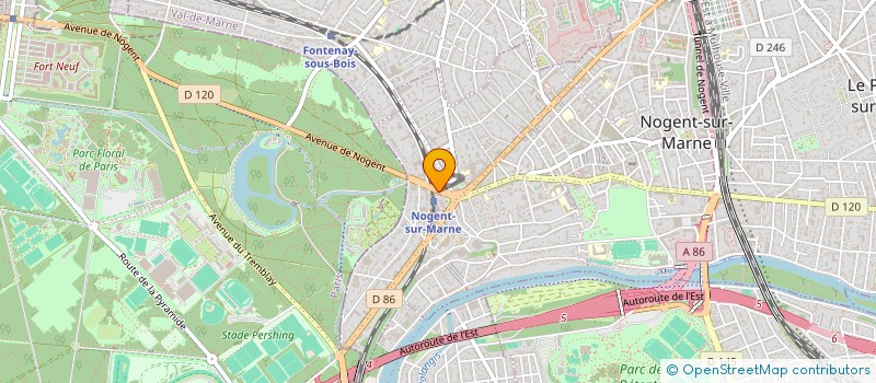 localisation de l'entreprise SYND COPROP 10 AV GEORGES CLEMENCEAU à NOGENT-SUR-MARNE
