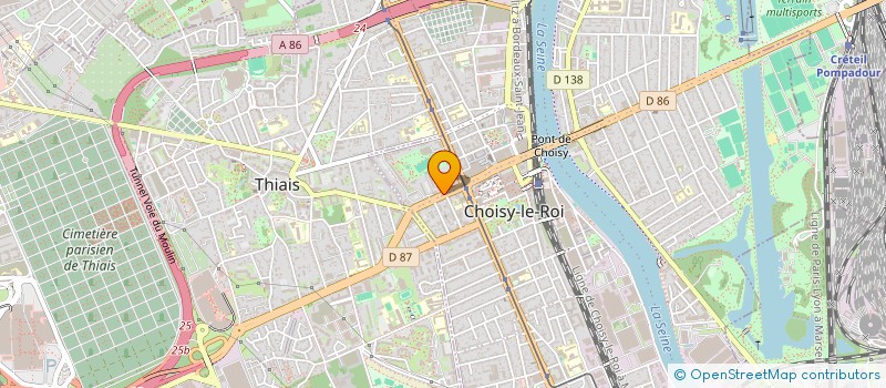 localisation de l'entreprise SYND COPROP 10 TER AVENUE GAMBETTA à CHOISY-LE-ROI
