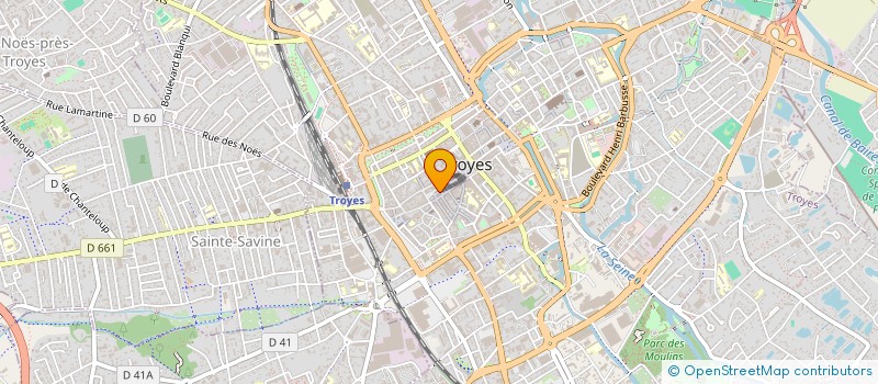 localisation de l'entreprise SYND COPROP 105 RUE URBAIN IV  TROYES