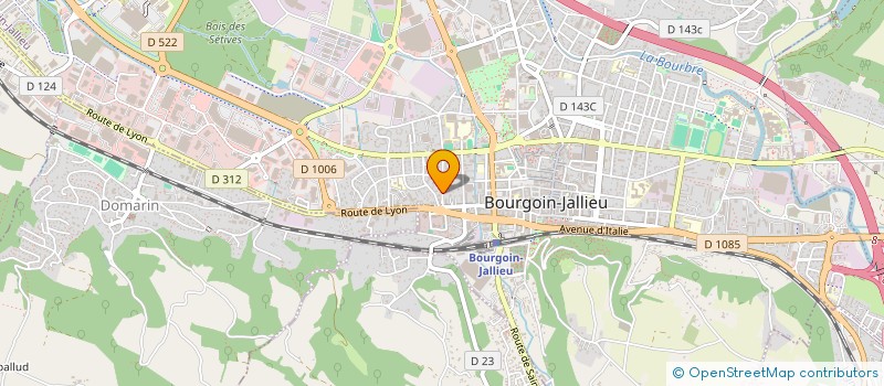 localisation de l'entreprise SYND COPROP 11 R JEAN JAURES  BOURGOIN-JALLIEU