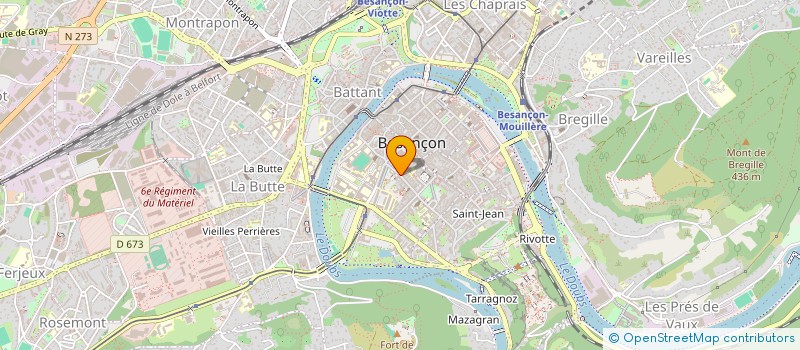 localisation de l'entreprise SYND COPROP 11 RUE MEGEVAND  BESANCON