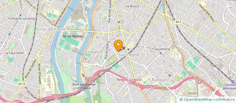 localisation de l'entreprise SYND COPROP 11 RUE ST THOMAS AQUIN  TOULOUSE