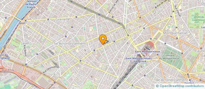 localisation de l'entreprise SYND COPROP 119 RUE DECAMBRONNE  PARIS