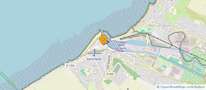 localisation de l'entreprise SYND COPROP 12 R THIERS  LE TREPORT