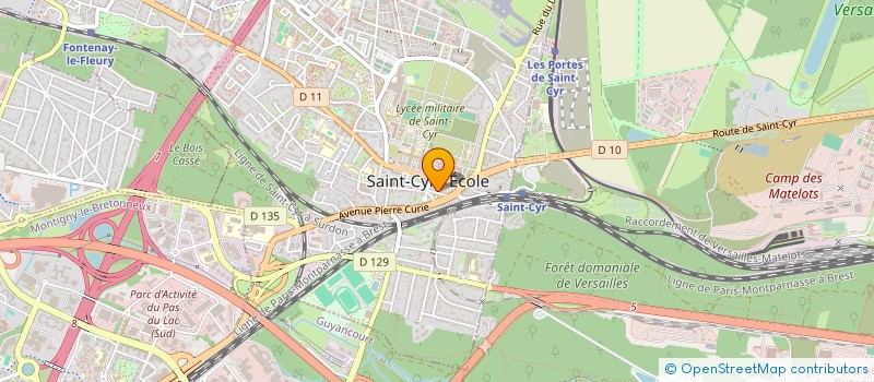 localisation de l'entreprise SYND COPROP 12 RUE G DIMITROV à SAINT-CYR-L'ECOLE