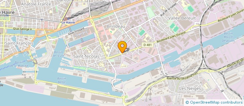 localisation de l'entreprise SYND COPROP 127 BD AMIRAL MOUCHEZ à LE HAVRE