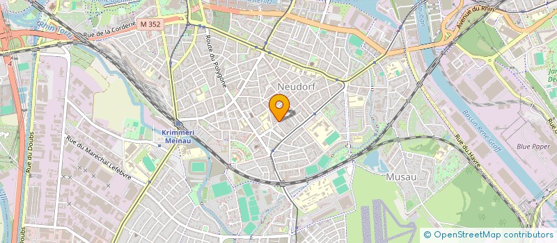 localisation de l'entreprise SYND COPROP 13 RUE DE LA ZIEGELAU à STRASBOURG