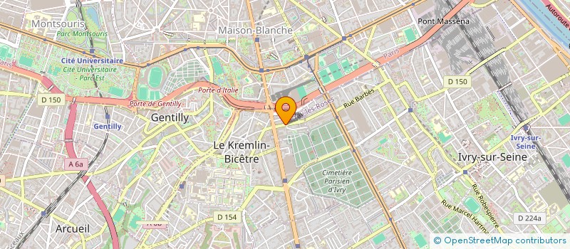 localisation de l'entreprise SYND COPROP 13 RUE ROGER SALENGRO  LE KREMLIN-BICETRE