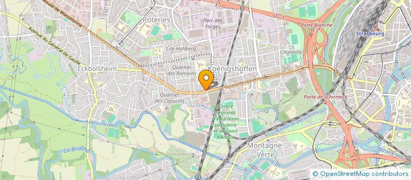 localisation de l'entreprise SYND COPROP 138 RTE DES ROMAINS à STRASBOURG
