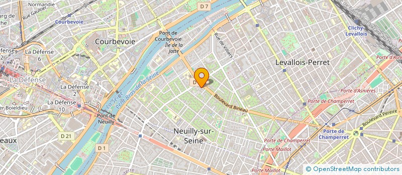 localisation de l'entreprise SYND COPROP 149 BD BINEAU 92 NEUILLY SUR SEINE à NEUILLY-SUR-SEINE