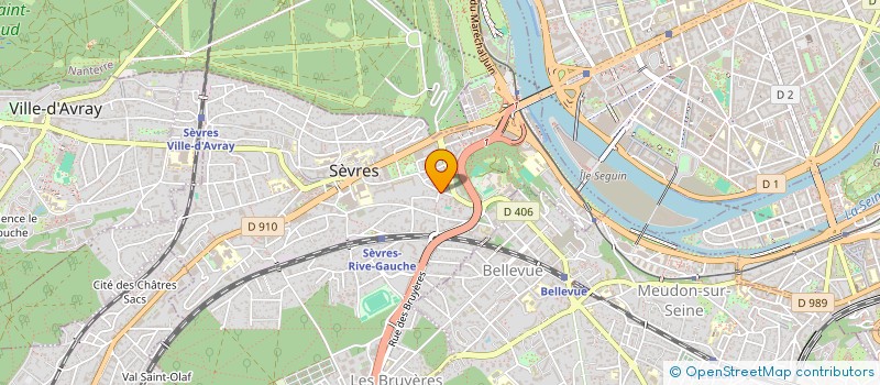 localisation de l'entreprise SYND COPROP 15 15 BIS RUE BRONGNIART à SEVRES