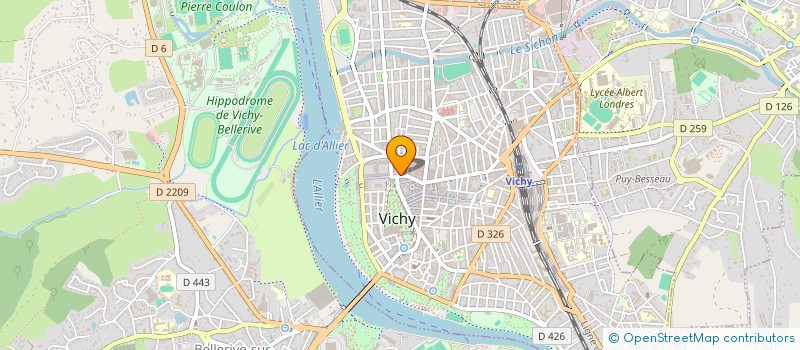 localisation de l'entreprise SYND COPROP 15 RUE LUCAS  VICHY