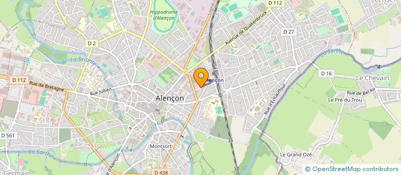 localisation de l'entreprise SYND COPROP 15 RUE ODOLANT DESNOS à ALENCON