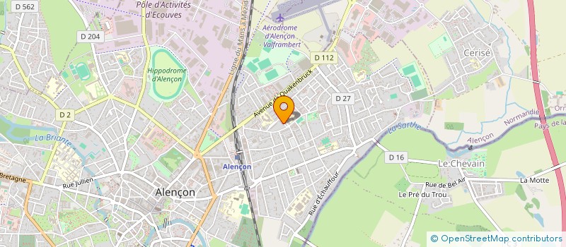 localisation de l'entreprise SYND COPROP 16 20 RUE PIERRE CURIE à ALENCON