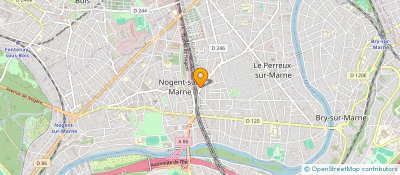 localisation de l'entreprise SYND COPROP 16 RUE DE COLMAR  LE PERREUX-SUR-MARNE